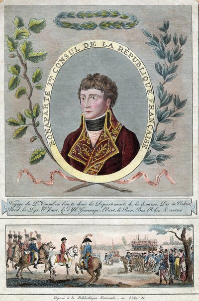 Napoleon Bonaparte as First Consul of France by Anonymous Anonymous