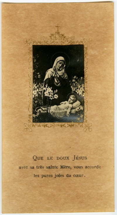 The Virgin and Jesus by Anonymous Anonymous