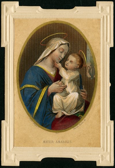 Virgin Mary with Jesus by Anonymous Anonymous