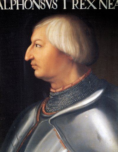 Portrait of Alfonso V of Aragon, King of Naples by Anonymous Anonymous