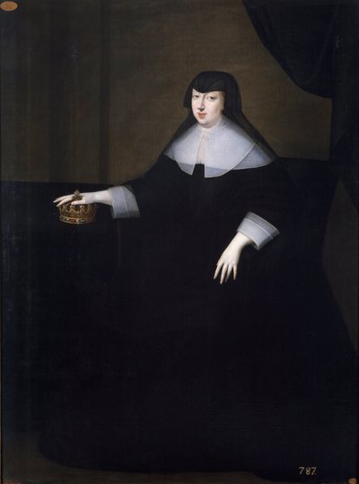 Portrait of Anne of Austria by Anonymous Anonymous