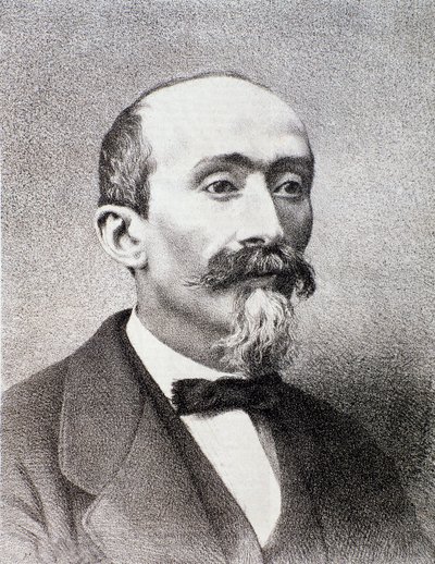 Portrait of Antonio Cagnoni, Italian composer (Milanese private collection) by Anonymous Anonymous