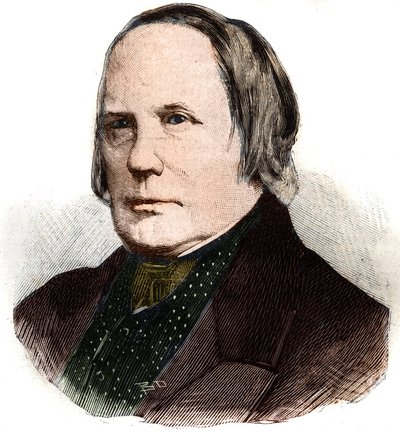 Portrait of Edgar Quinet, French writer and historian. In Le Petit Parisien by Anonymous Anonymous