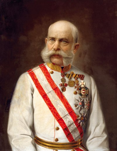 Portrait of Franz Joseph I of Austria by Anonymous Anonymous