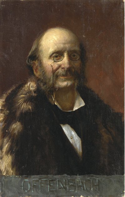 Portrait of Jacques Offenbach (1819-1880) by Anonymous Anonymous