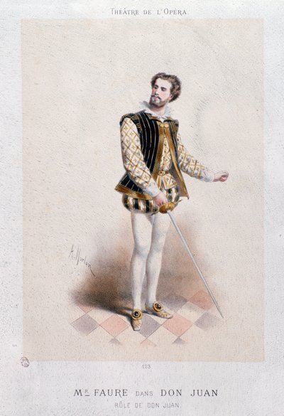 Portrait of Jean Baptiste Faure as Don Giovanni (1866) by Anonymous Anonymous