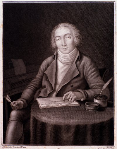 Portrait of Nicolas Marie Dalayrac by Anonymous Anonymous