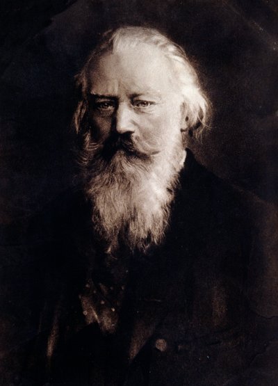 Portrait of Johannes Brahms (1833-1897) by Anonymous Anonymous
