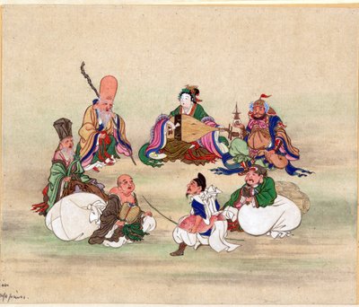 Seven Lucky Gods by Anonymous Anonymous