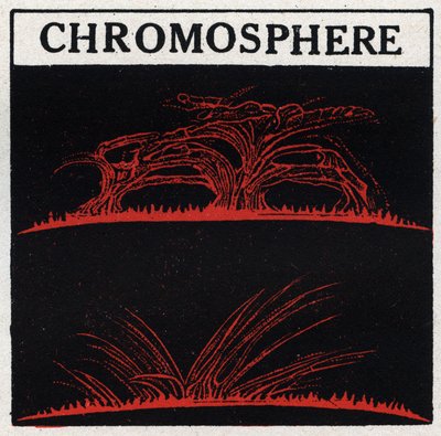 Spectral Analysis: Composition of the Sun. The Gas Atmosphere of the Sun is Called Chromosphere. Anonymous Illustration from 1925. Private Collection. by Anonymous Anonymous