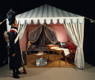 Tent of Napoleon I at the Bivouac with a Grenadier on Foot from the Imperial Guard by Anonymous Anonymous