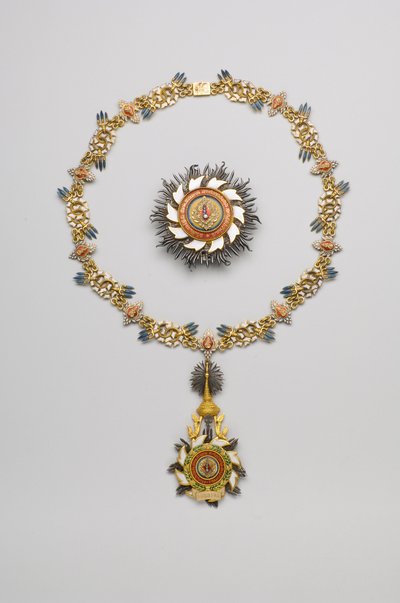 Thailand - Order of the Royal House of Chakri: plaque, necklace and pendant by Anonymous Anonymous