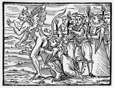 The Sabbath Ritual Kiss on the Buttocks of the Devil (