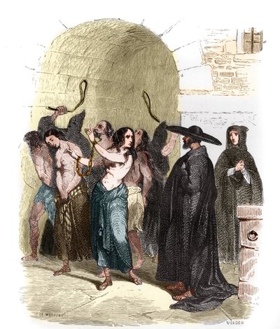 Torture during the Inquisition in Spain in the 16th century: women sentenced to the penalty of fustigation by Anonymous Anonymous