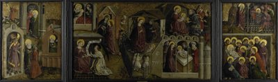 Triptych with Scenes from the Life of the Virgin by Anonymous Anonymous