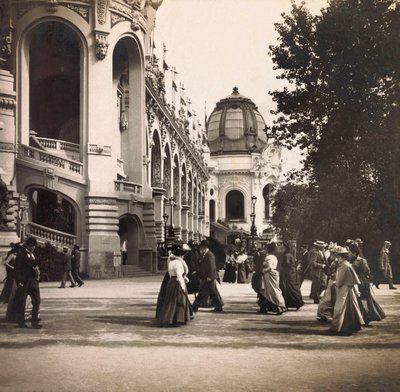 Universal Exposition of 1900 in Paris: View taken at Champs de Mars - private collection by Anonymous Anonymous
