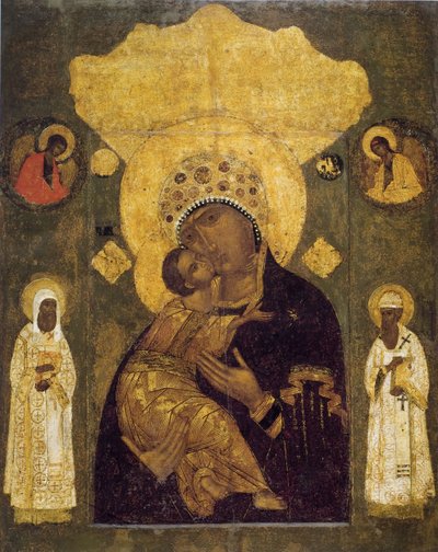 Mother of God of Volokolamsk by Anonymous Russian icon painter