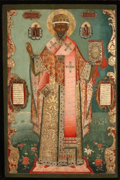 Saint Nicholas of Zaraysk by Anonymous Russian icon painter