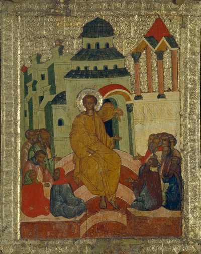 The Incredulity of Saint Thomas by Anonymous Russian icon painter