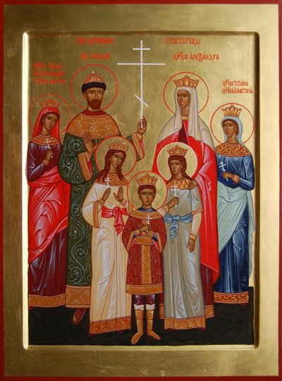 The killed Family of the Tsar Nicholas II by Anonymous Russian icon painter