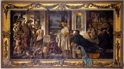 The Banquet (after Plato), second version by Anselm Feuerbach