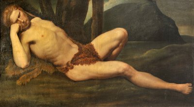 Resting Man by Anselm Feuerbach