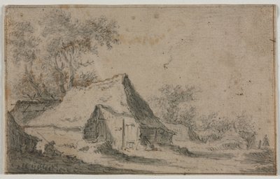 The Little Hamlet, Second or Third Quarter 17th Century by Anthonie Waterloo