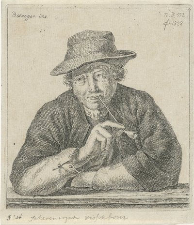 Smoking Man by Anthonie Willem Hendrik Nolthenius de Man