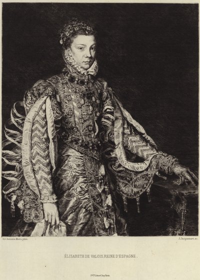 Elisabeth of France by Anthonis van Dashorst Mor
