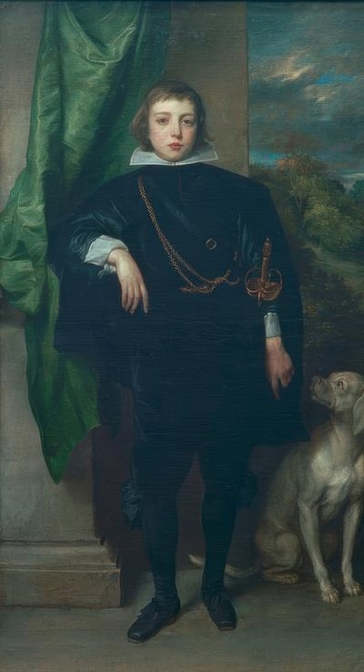 Prince Rupert of the Palatinate with a Dog by Anthony van Dyck