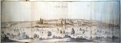 Panoramic View of Brussels by Anthonis van den Wyngaerde
