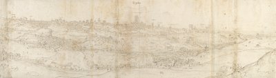 Panoramic View of Segovia from the East by Anthonis van den Wyngaerde