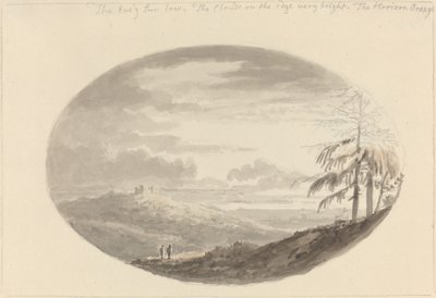 Sunset over the Valley by Anthony Devis