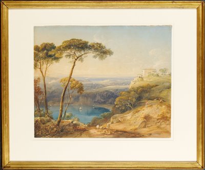 The Lake of Nemi by Anthony Vandyke Copley Fielding