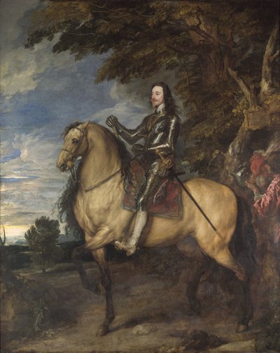 Equestrian Portrait of Charles I by Anthony van Dyck