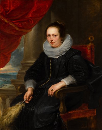 Portrait of a Woman, Possibly Clara Fourment by Anthony van Dyck