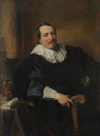 Portrait of the Painter Theodor Rombouts by Anthony van Dyck