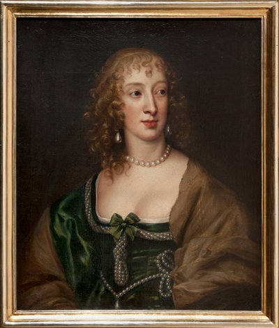 Portrait of Henrietta Maria, Queen of England (1609-1669) by Anthony van Dyck
