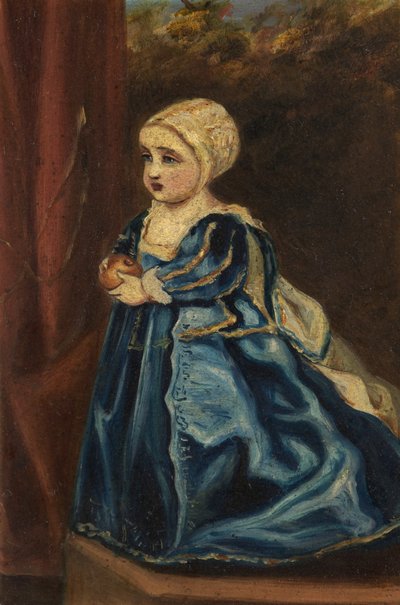 Portrait of a Princess, Daughter of King Charles I by Anthony van after Dyck