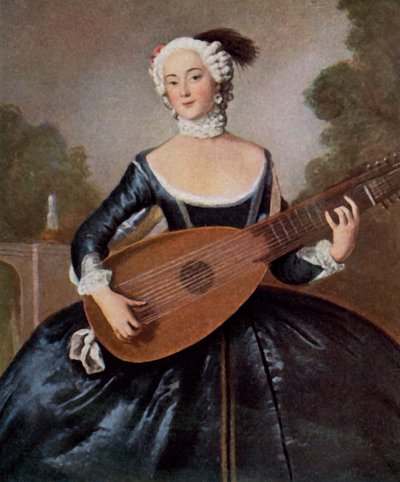 The Favorite Sister of Frederick the Great by Antoine (after) Pesne