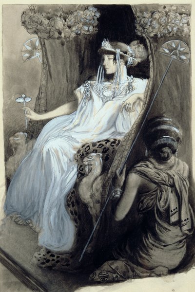 Drawing for Aphrodite by Pierre Louys by Antoine Calbet
