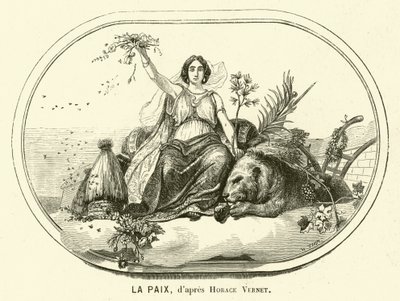 Peace by Antoine Charles Horace Vernet