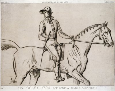 Jockey by Antoine Charles Horace Vernet