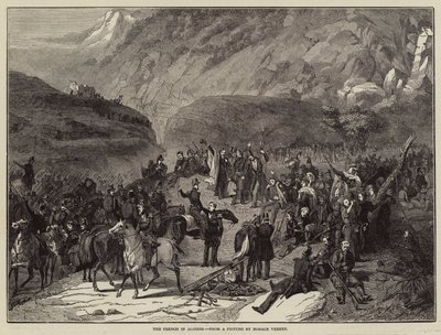 The French in Algiers by Antoine Charles Horace Vernet
