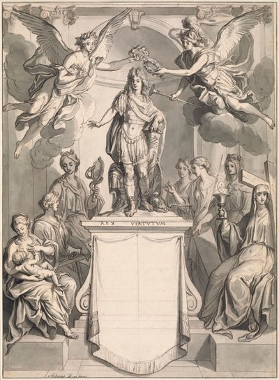 Design for a Frontispiece by Antoine Dieu