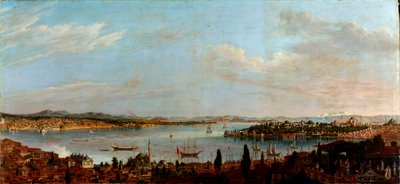 Panoramic View of Istanbul by Antoine Favray