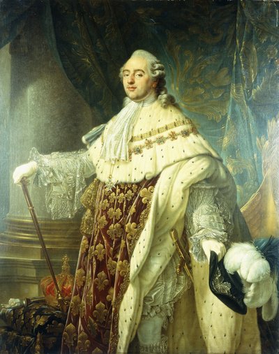 Portrait of Louis XV Wearing Robes of State by Antoine François Callet