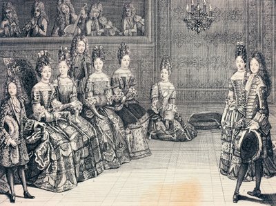 Duke of Burgundy, Duchess of Maine, Princess of Conti and Dukes of Chartres Listening to Music by Antoine Trouvain