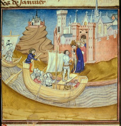 The Normans led by Viking Chef Rollon tried to take Chartres by Antoine Verard
