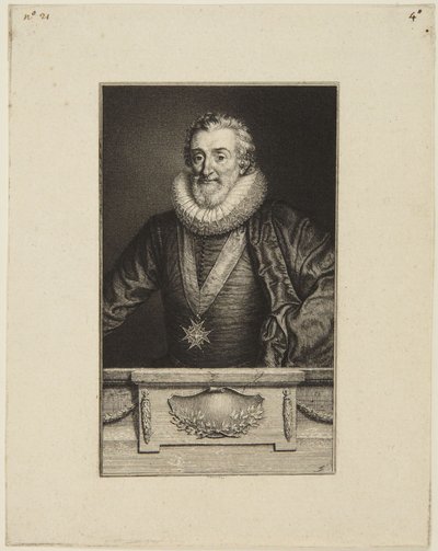 "Henri the Great" after J(?)annet by Antoine de Marcenay de Ghuy
